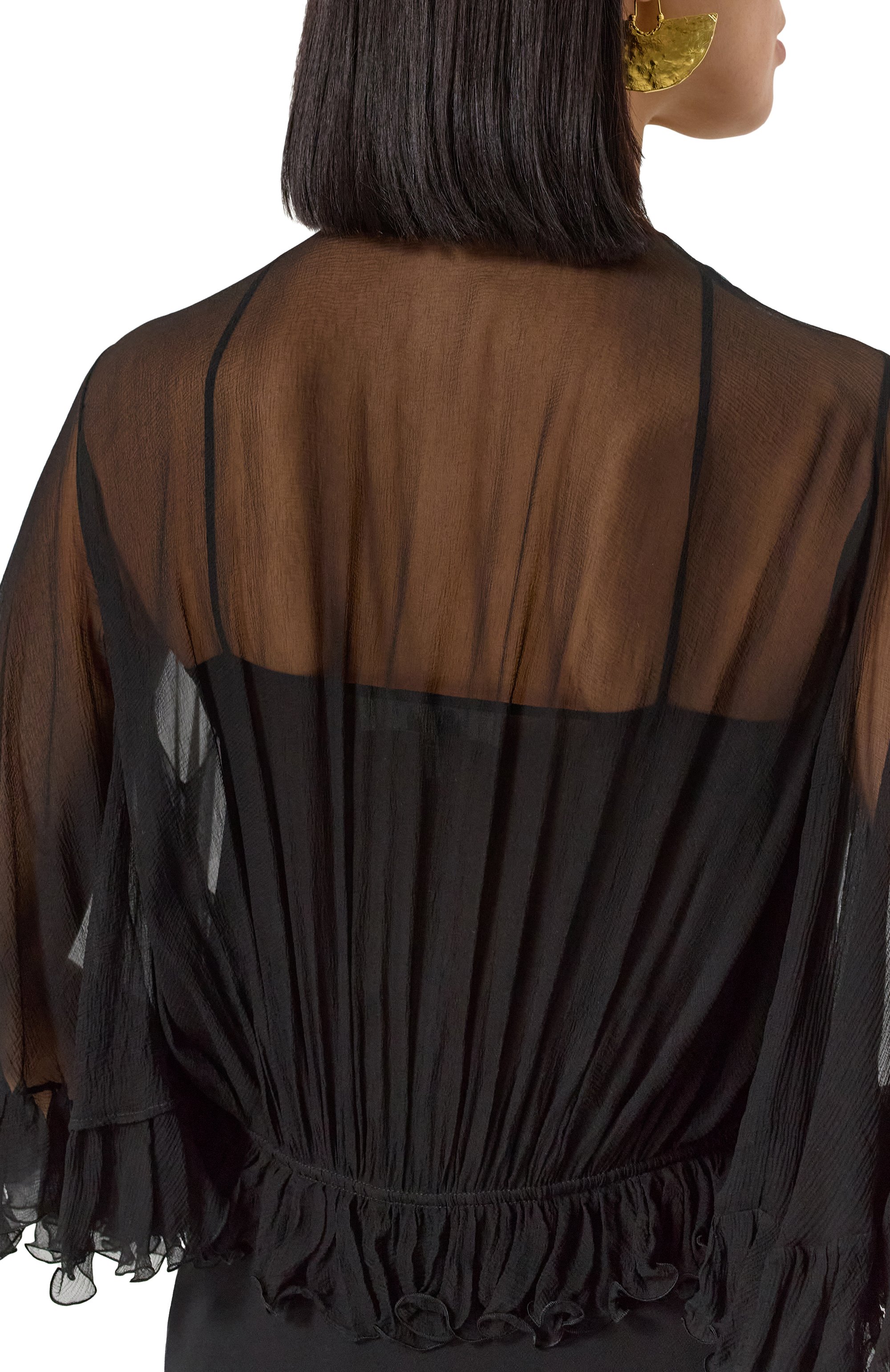 Шелковое платье CHLOÉ, арт. CHC25SR026355, фото 5