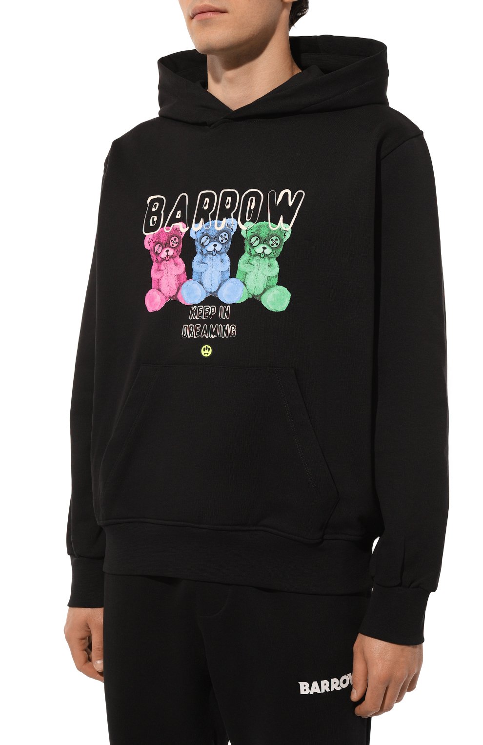 Хлопковое худи BARROW, арт. F4BWMAHS041, фото 3