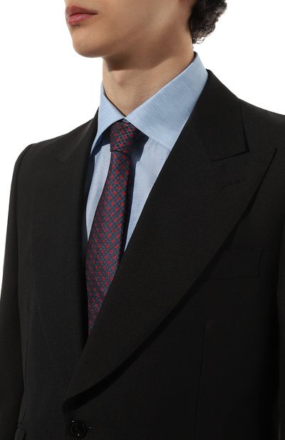 Шелковый галстук GUCCI, арт. 597126 4E002, фото 2