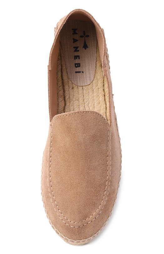 Замшевые эспадрильи Manebi W 1.9 LR/SUEDE Бежевый  W 1.9 LR/SUEDE Фото 6