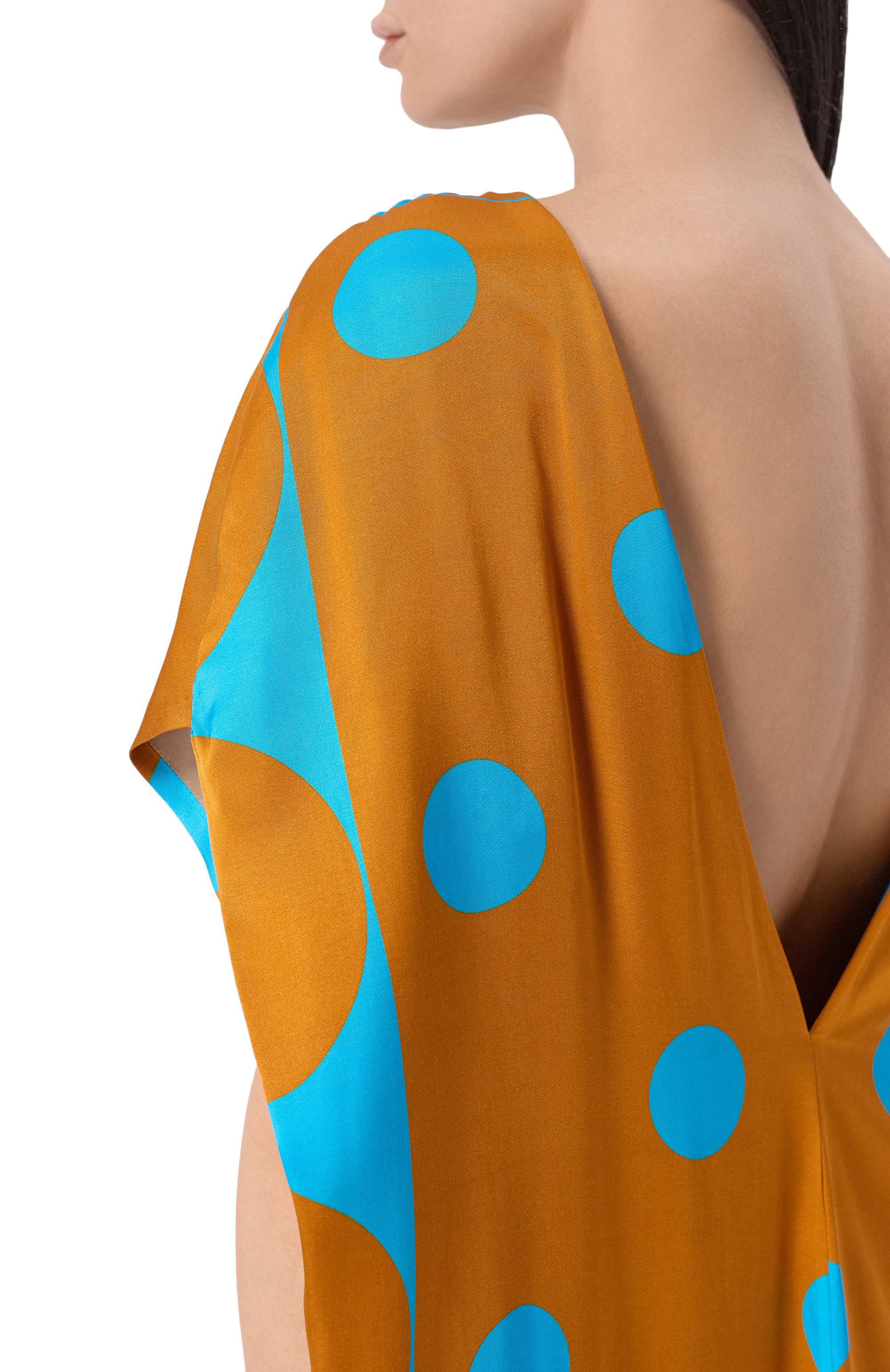 Платье из вискозы DRIES VAN NOTEN разноцветного цвета по цене 263500 руб., арт. 011035/3188, фото 4 Платье из вискозы DRIES VAN NOTEN, арт. 011035/3188, фото 4