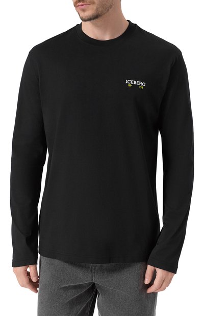 Хлопковый лонгслив ICEBERG, арт. F04A/6306, фото 3