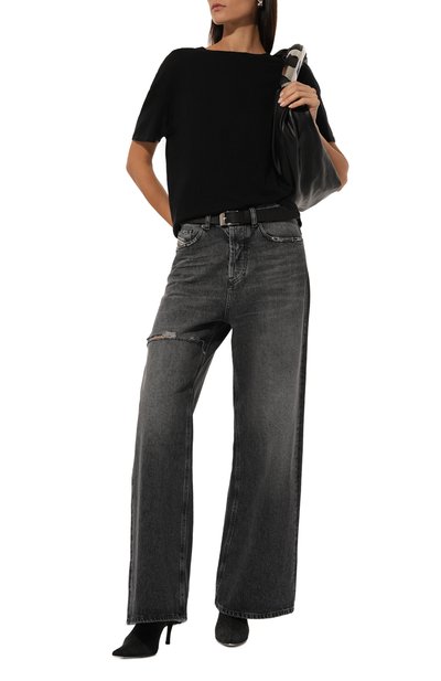 Хлопковая футболка R13 черного цвета по цене 30950 руб., арт. R13WK141-001BA, фото 2 Хлопковая футболка R13, арт. R13WK141-001BA, фото 2