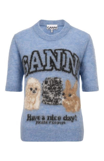 Женский шерстяной пуловер GANNI, арт. K2517