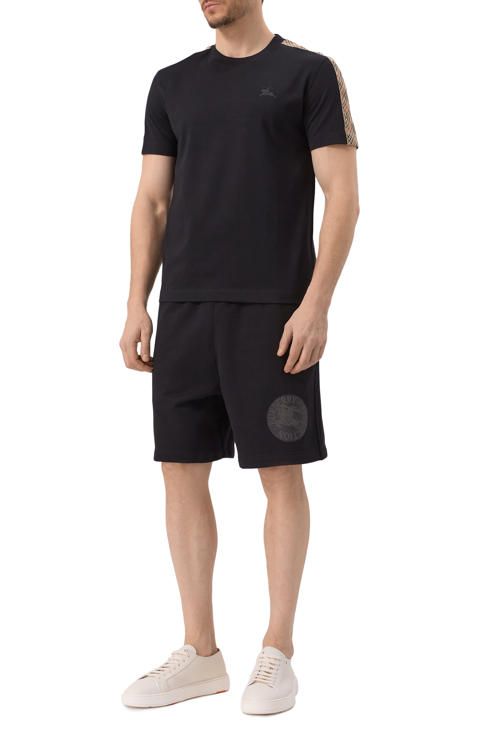 Хлопковая футболка BURBERRY, арт. 8106248, фото 2