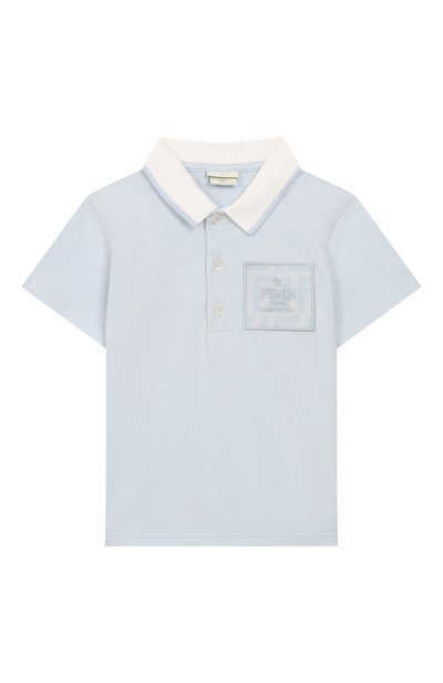 Хлопковое поло FENDI, арт. BMI247/ST8