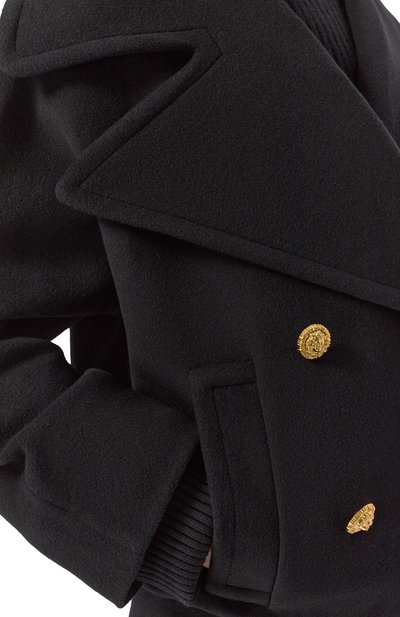 Полупальто из шерсти и кашемира BALMAIN, арт. GF1UA141/WD48, фото 5