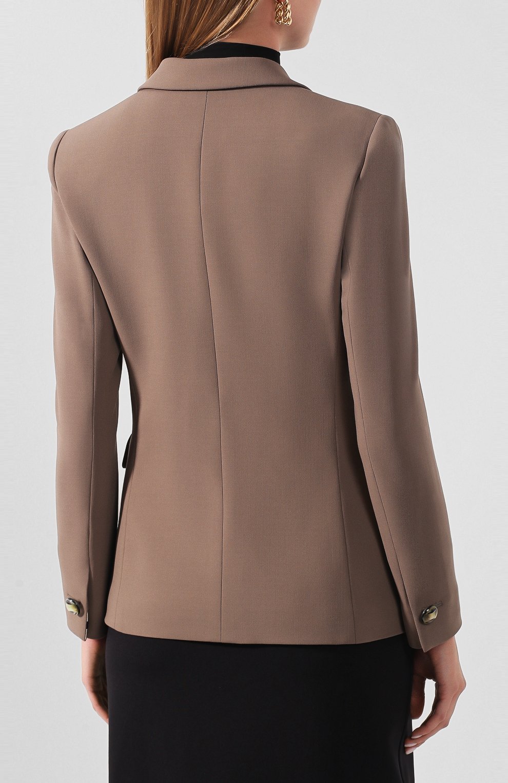 Шерстяной жакет GIORGIO ARMANI бежевого цвета по цене 224500 руб., арт. 0WHGG0HL/T01QW, фото 4 Шерстяной жакет GIORGIO ARMANI, арт. 0WHGG0HL/T01QW, фото 4