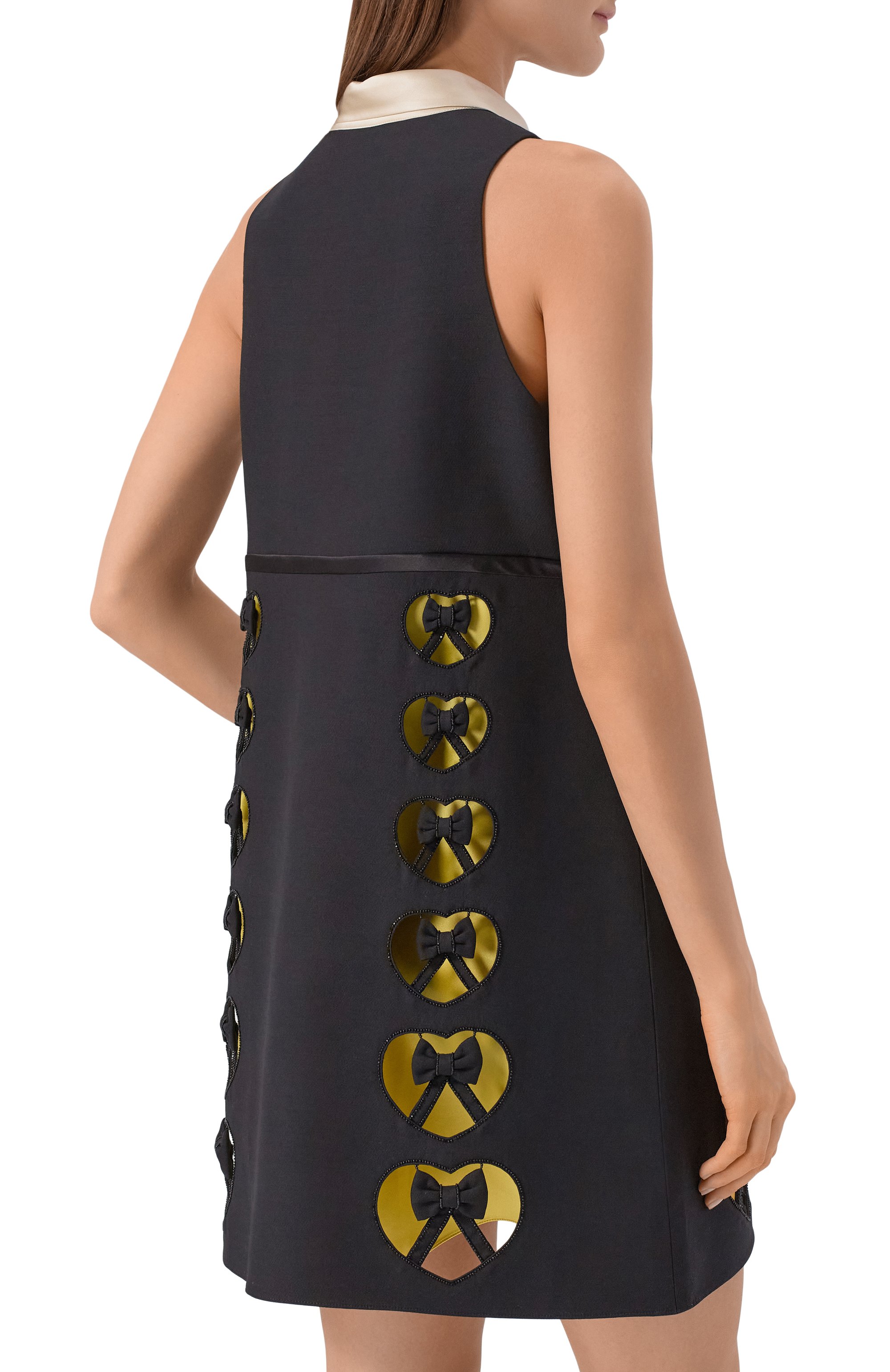 Платье из шерсти и шелка VALENTINO, арт. 8B3VAHU0/1CF, фото 3