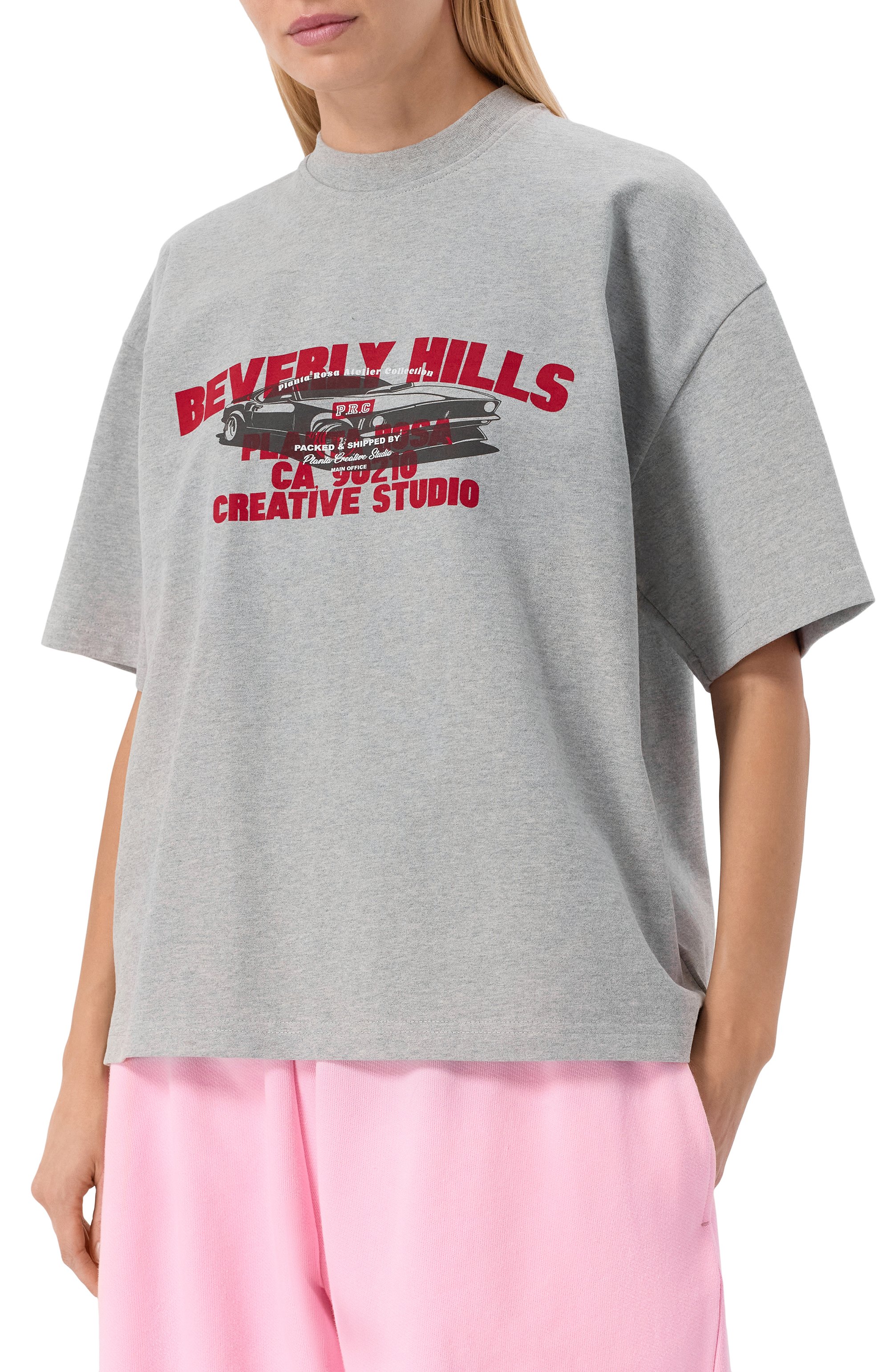 Хлопковая футболка PLANTA ROSA, арт. PR/T02/BEVERLY-MOMENTUM/300VELVET, фото 6