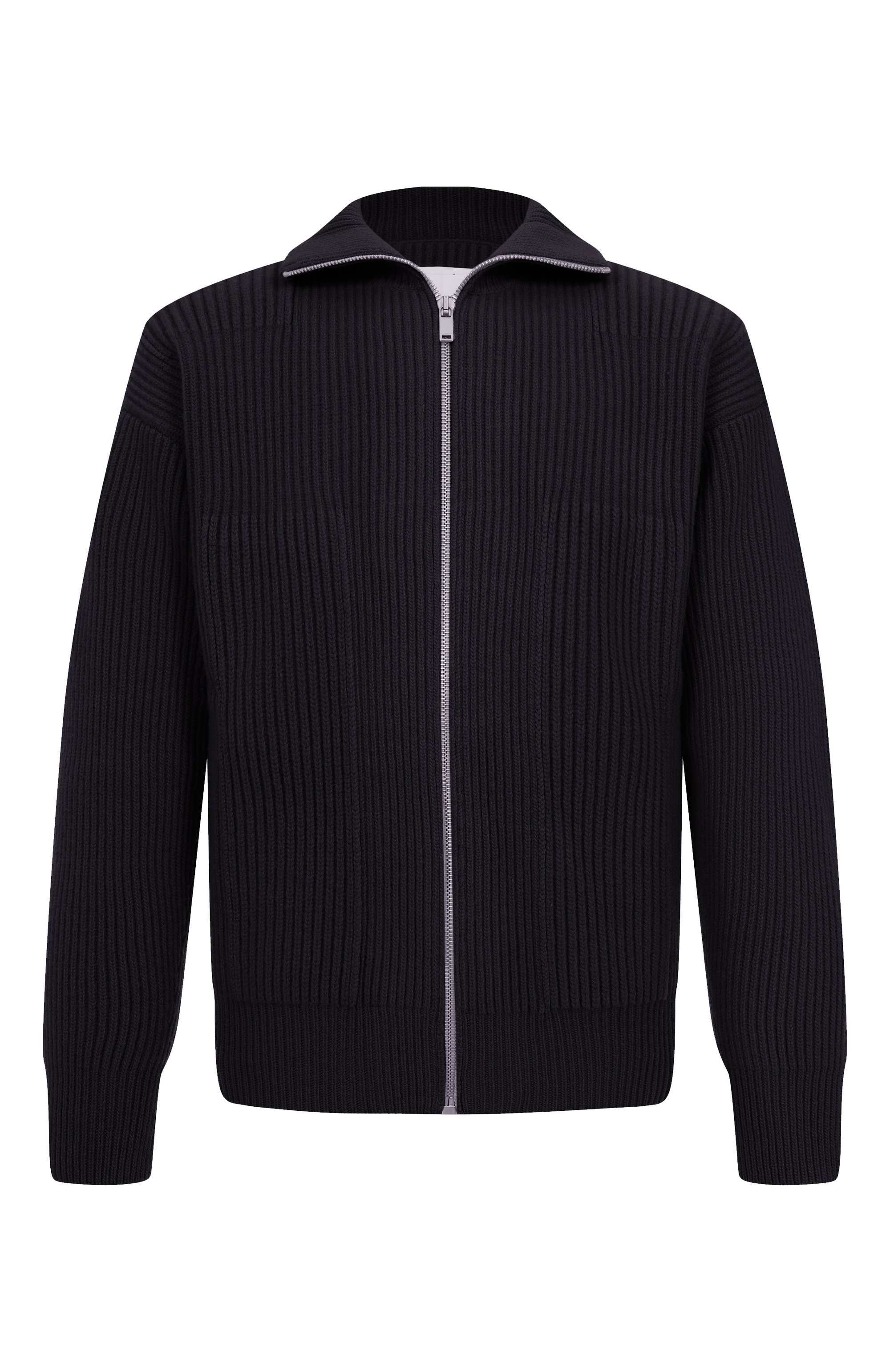 Шерстяной кардиган JIL SANDER черного цвета по цене 227000 руб., арт. J22HP0048-J14784, фото 1 Шерстяной кардиган JIL SANDER, арт. J22HP0048-J14784, фото 1