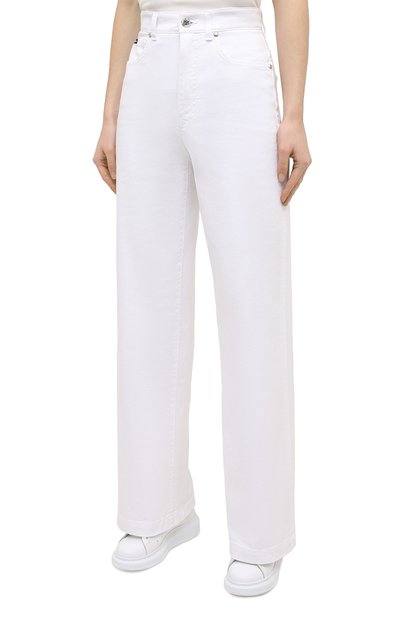Джинсы DOLCE & GABBANA белого цвета по цене 82550 руб., арт. FTB0KD/G899I, фото 3 Джинсы DOLCE & GABBANA, арт. FTB0KD/G899I, фото 3