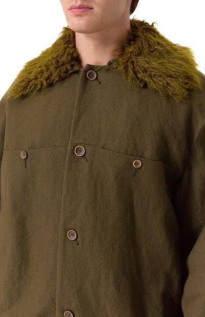 Куртка изо льна и шерсти UMA WANG, арт. UM6507, фото 5