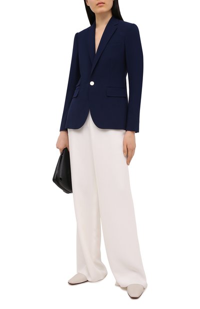 Шерстяной жакет RALPH LAUREN синего цвета по цене 171000 руб., арт. 290625536, фото 2 Шерстяной жакет RALPH LAUREN, арт. 290625536, фото 2