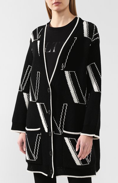 Кардиган из смеси шерсти и кашемира VALENTINO, арт. TB3KAA1157K, фото 3