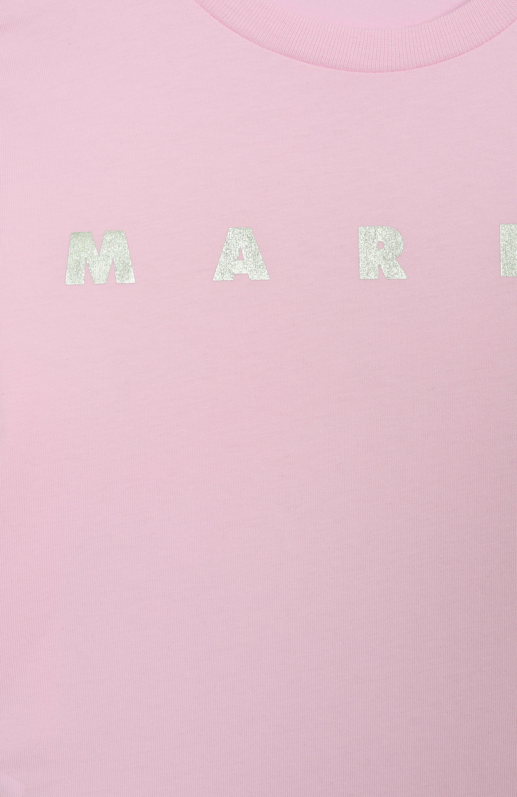 Хлопковая футболка MARNI, арт. M01317/M00HZ, фото 3