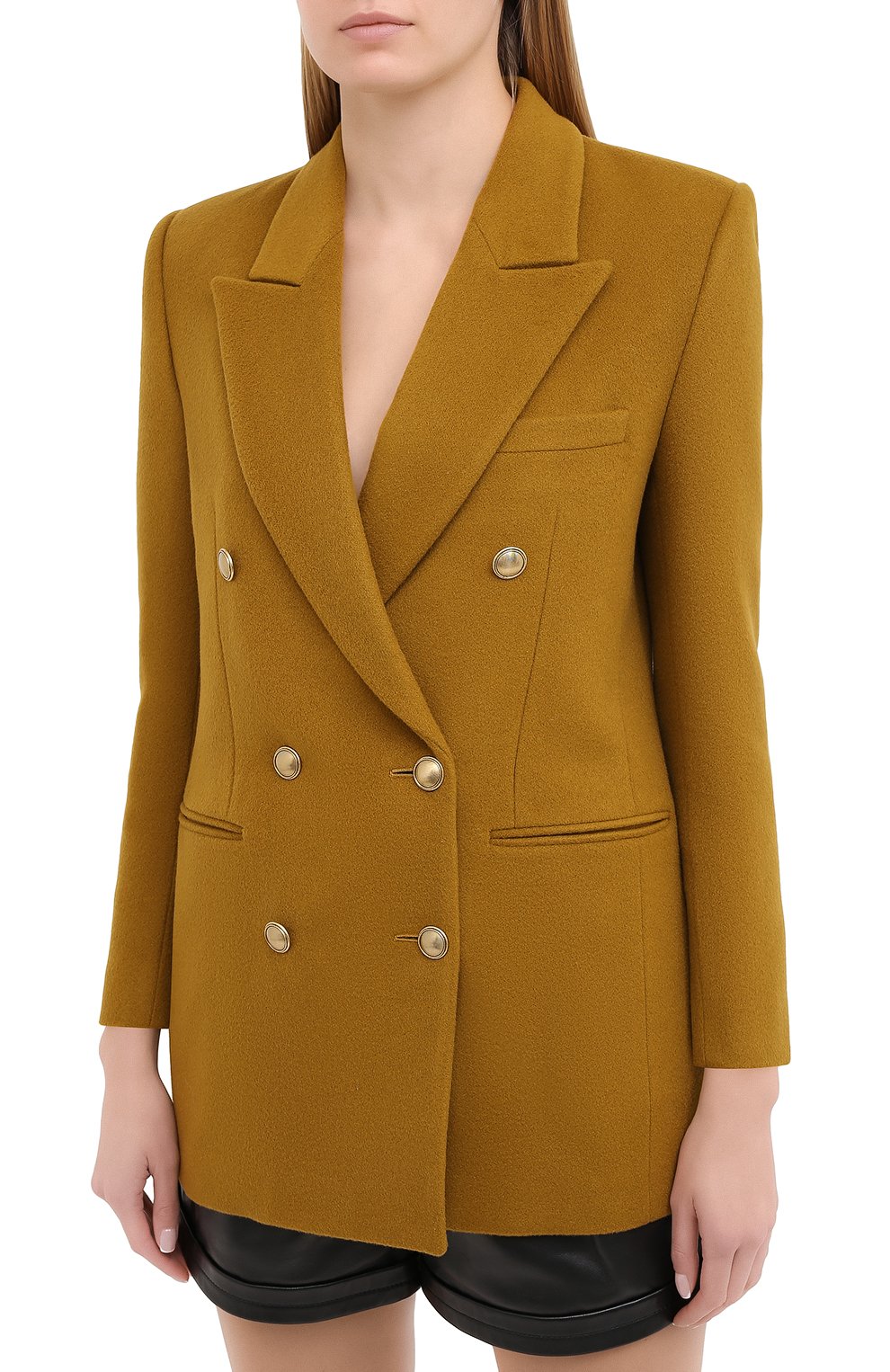 Жакет из шерсти и кашемира SAINT LAURENT, арт. 637559/Y7B88, фото 3