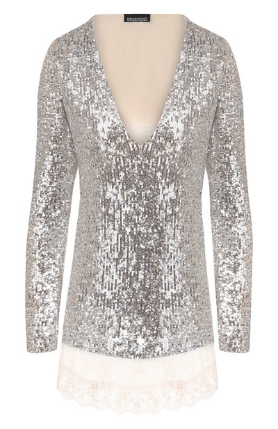 Женский хлопковый топ ERMANNO ERMANNO SCERVINO, арт. 45T TS02 PAI