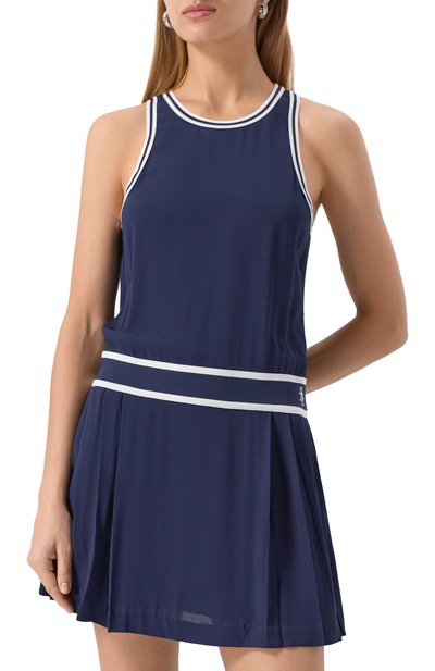 Платье SPORTY AND RICH синего цвета по цене 39700 руб., арт. DR004602302BL83, фото 3 Платье SPORTY AND RICH, арт. DR004602302BL83, фото 3