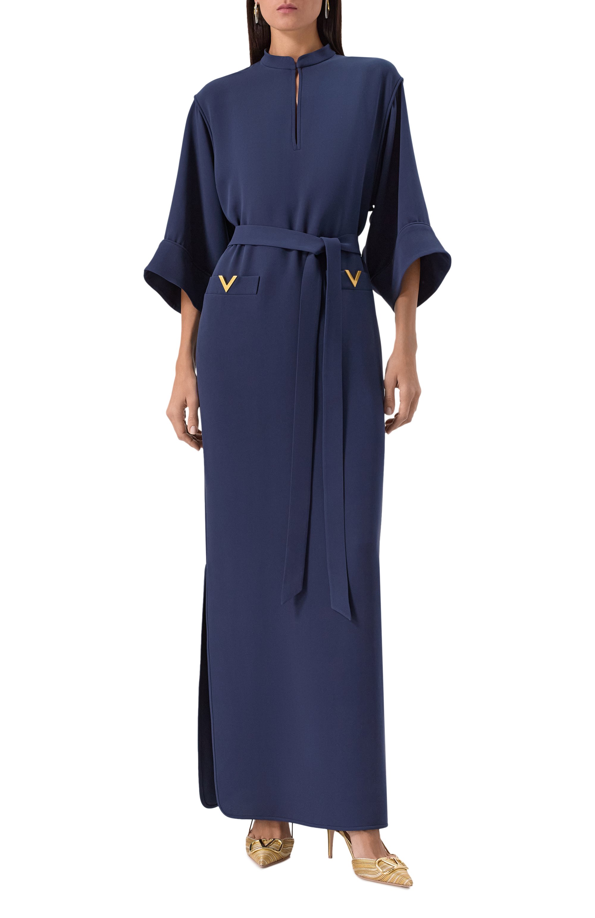 Шелковое платье VALENTINO, арт. 6B3VDKQ51MM, фото 3