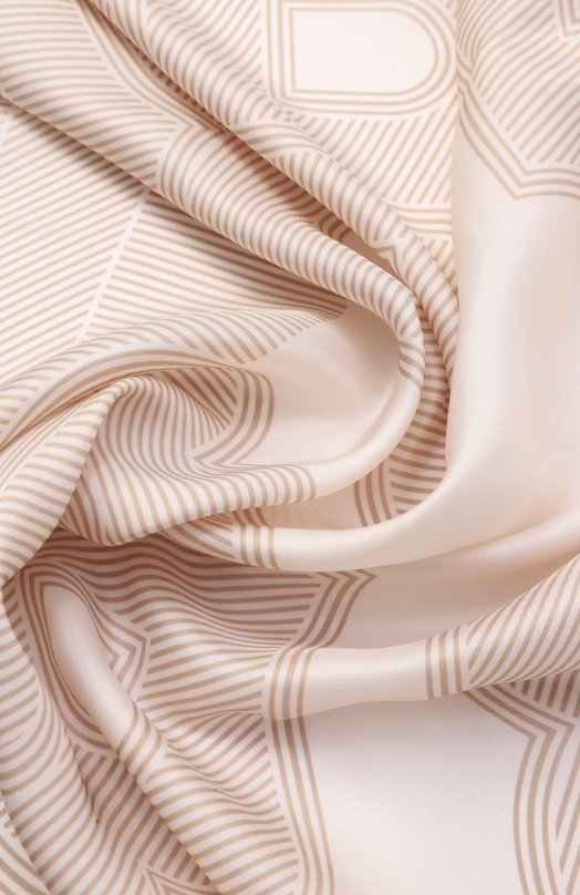 Шелковый платок BOSS 50536118 Бежевый  50536118 Фото 3