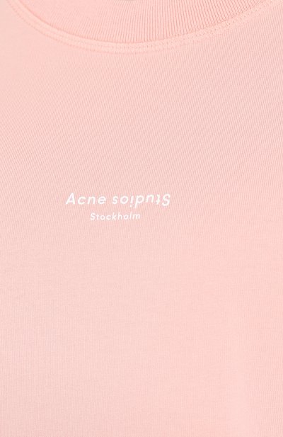 Хлопковая футболка ACNE STUDIOS, арт. AL0135, фото 5