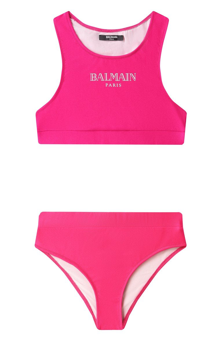 Детского раздельный купальник BALMAIN фуксия цвета, арт. BWCA2D | Фото 1 (Нос: Не проставлено; Материал подклада: Синтетический материал; Девочки Кросс-КТ: Купальники-пляж; Принт: Без принта; Материал внешний: Синтетический материал; Ростовка од�ежда: 8 лет | 128 см, 12 лет | 152 см, 13 - 15 лет | 158 см, 16 лет | 164 см, 10 - 11 лет | 140 - 146см)