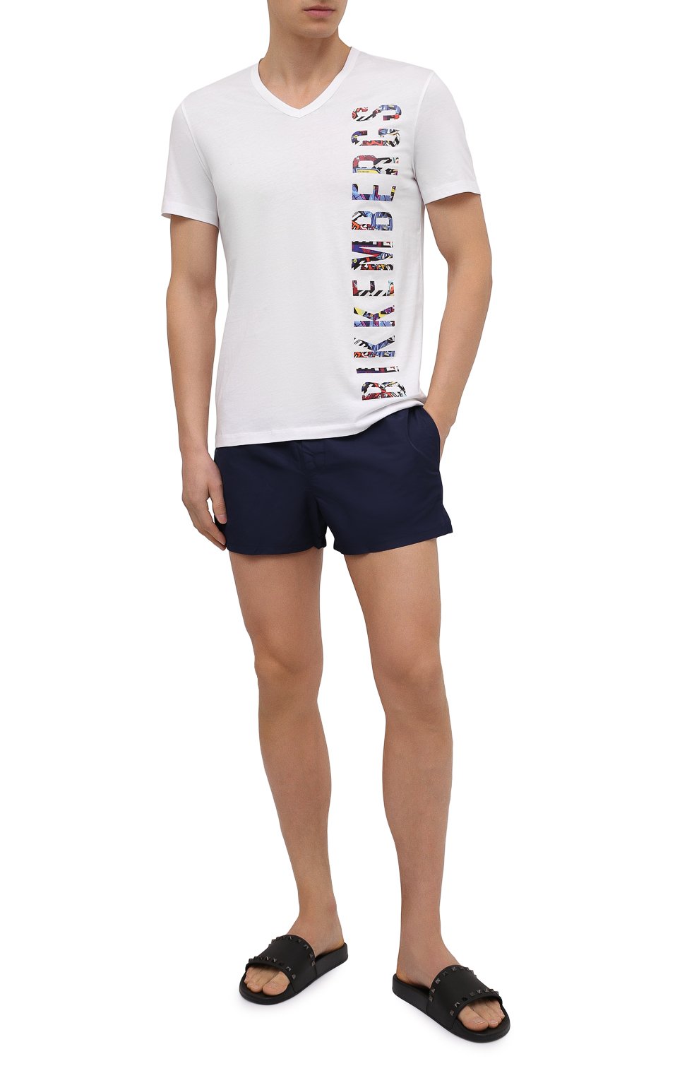 Хлопковая футболка DIRK BIKKEMBERGS белого цвета по цене 7485 руб., арт. VBKB04896, фото 2 Хлопковая футболка DIRK BIKKEMBERGS, арт. VBKB04896, фото 2