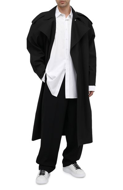 Кожаные кеды oversized ALEXANDER MCQUEEN, арт. 625156/WHXMT, фото 2