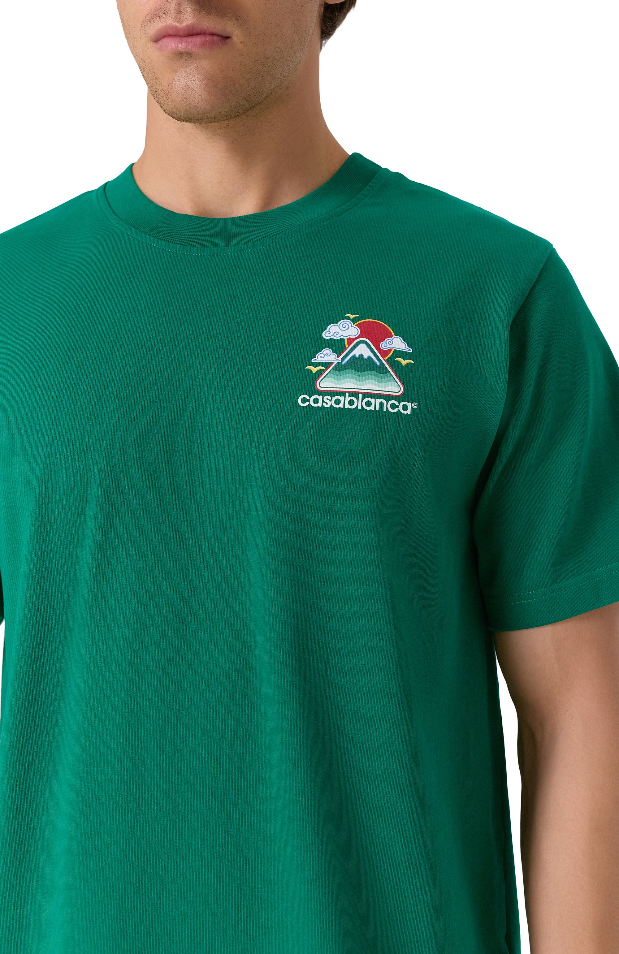 Хлопковая футболка CASABLANCA, арт. MPF25-JTS-001-06, фото 5