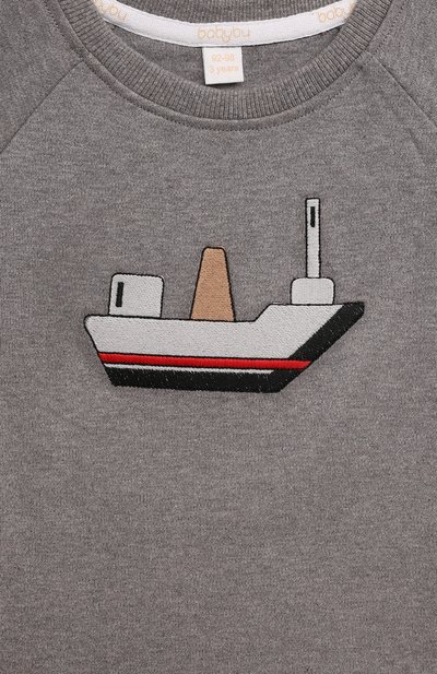 Хлопковый свитшот BABYBU, арт. BI-D1021W23, фото 3