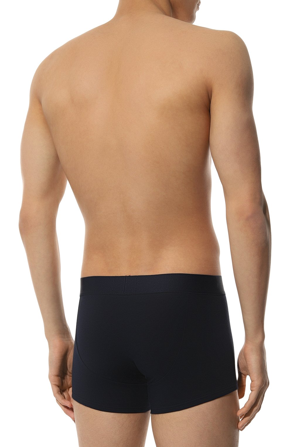 Хлопковые боксеры EMPORIO ARMANI темно-синего цвета по цене 4125 руб., арт. 111776/3F755, фото 3 Хлопковые боксеры EMPORIO ARMANI, арт. 111776/3F755, фото 3