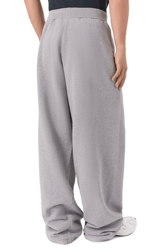 Хлопковые брюки Balenciaga 826185/TSVH3 Серый  826185/TSVH3 Фото 4