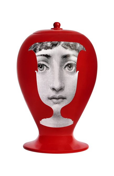 Ваза sagome di vasi FORNASETTI красного цвета, арт. F0R-10571 | Фото 1 (Региональные ограничения белый список (Axapta Mercury): Не проставлено; Нос: Не проставлено)