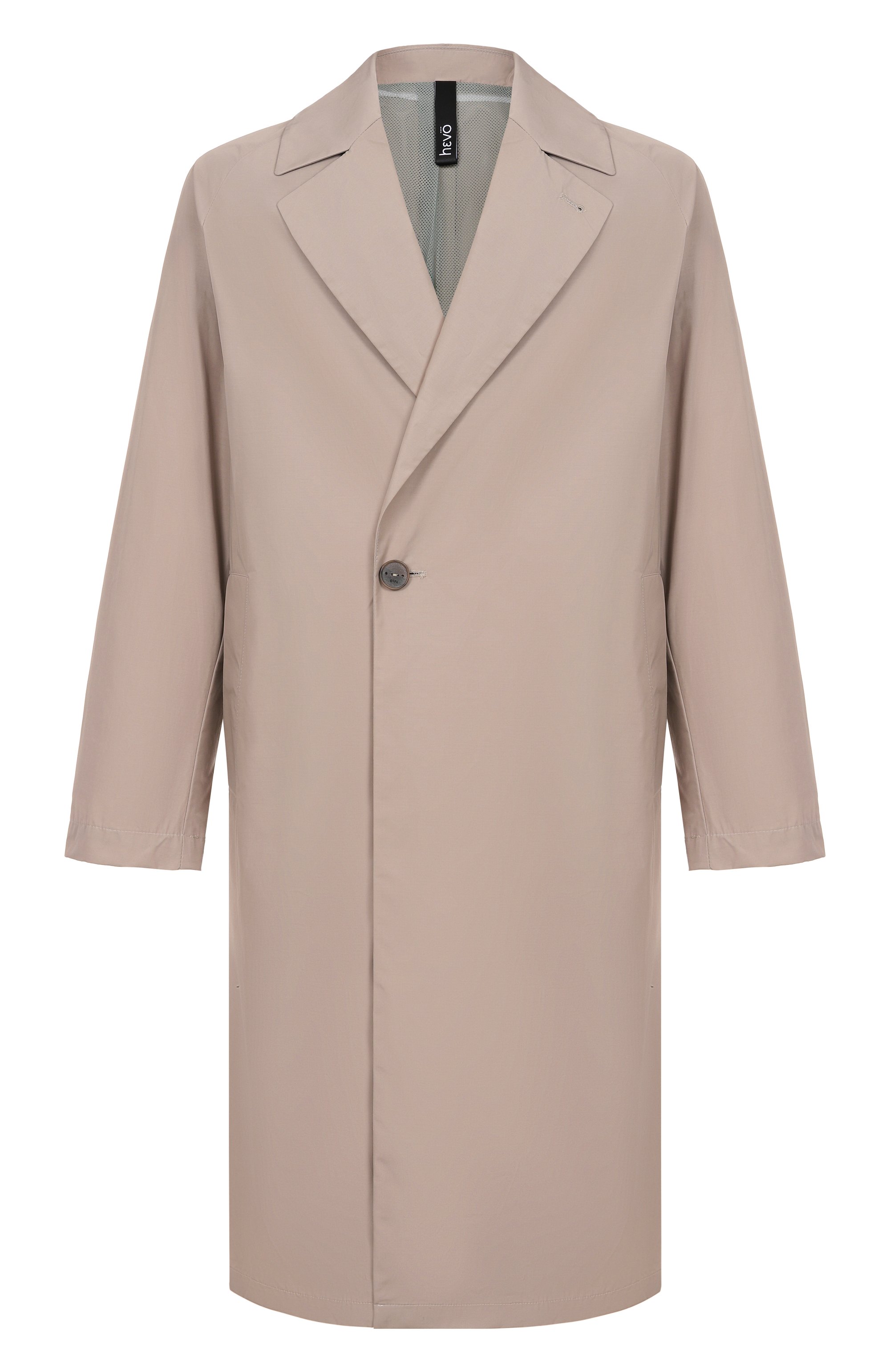 Плащ HEVO бежевого цвета по цене 79150 руб., арт. SURB0 S 130/H725, фото 1 Плащ HEVO, арт. SURB0 S 130/H725, фото 1