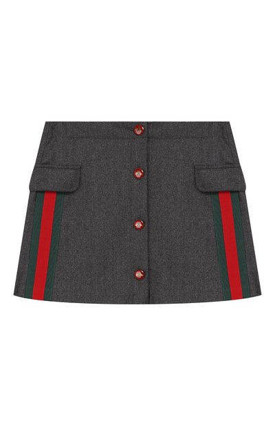 Мини-юбка из смеси шерсти и кашемира GUCCI, арт. 519471/XBE88, фото 1