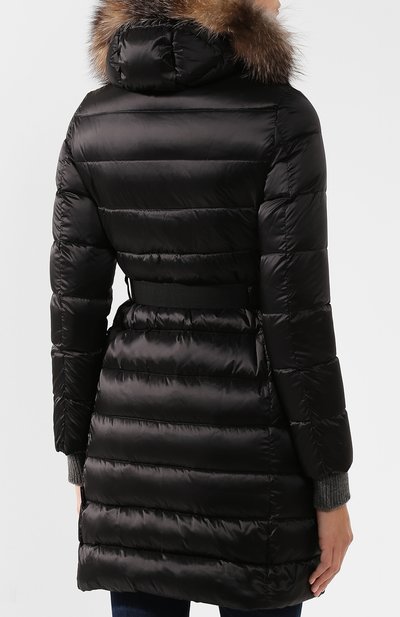 Стеганый пуховик tinuviel MONCLER черного цвета по цене 125500 руб., арт. B2-093-49330-20-57869, фото 4 Стеганый пуховик tinuviel MONCLER, арт. B2-093-49330-20-57869, фото 4