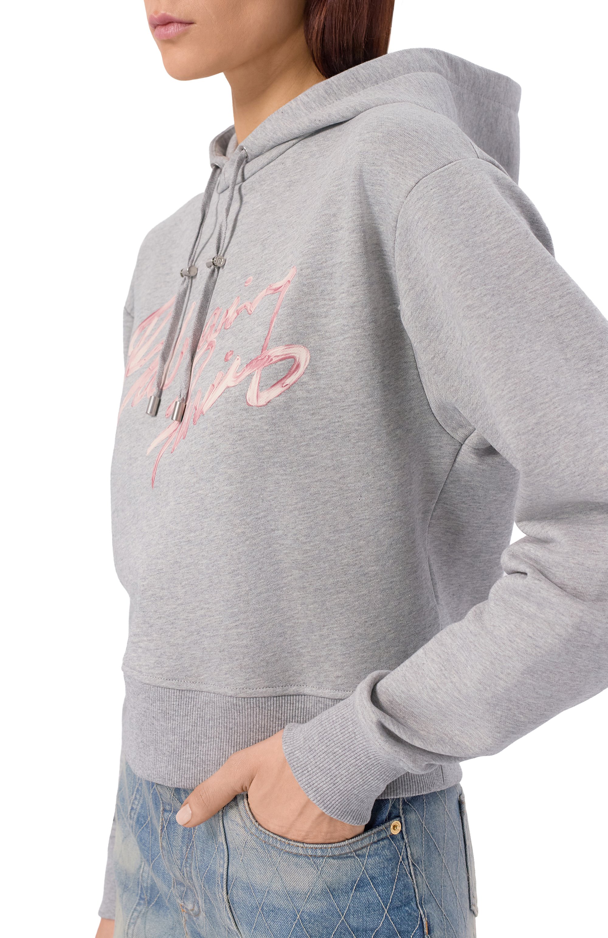 Хлопковое худи BALMAIN, арт. GF1JR030/BD43, фото 5