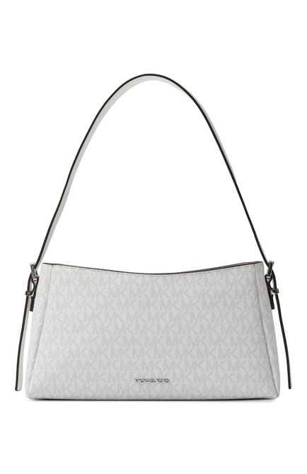 Женская сумка moore MICHAEL MICHAEL KORS белого цвета, арт. 32R5S90C6V | Фото 1 (Материал сплава: Проставлено; Драгоценные камни: Проставлено; Размер: medium; Материал: Текстиль)