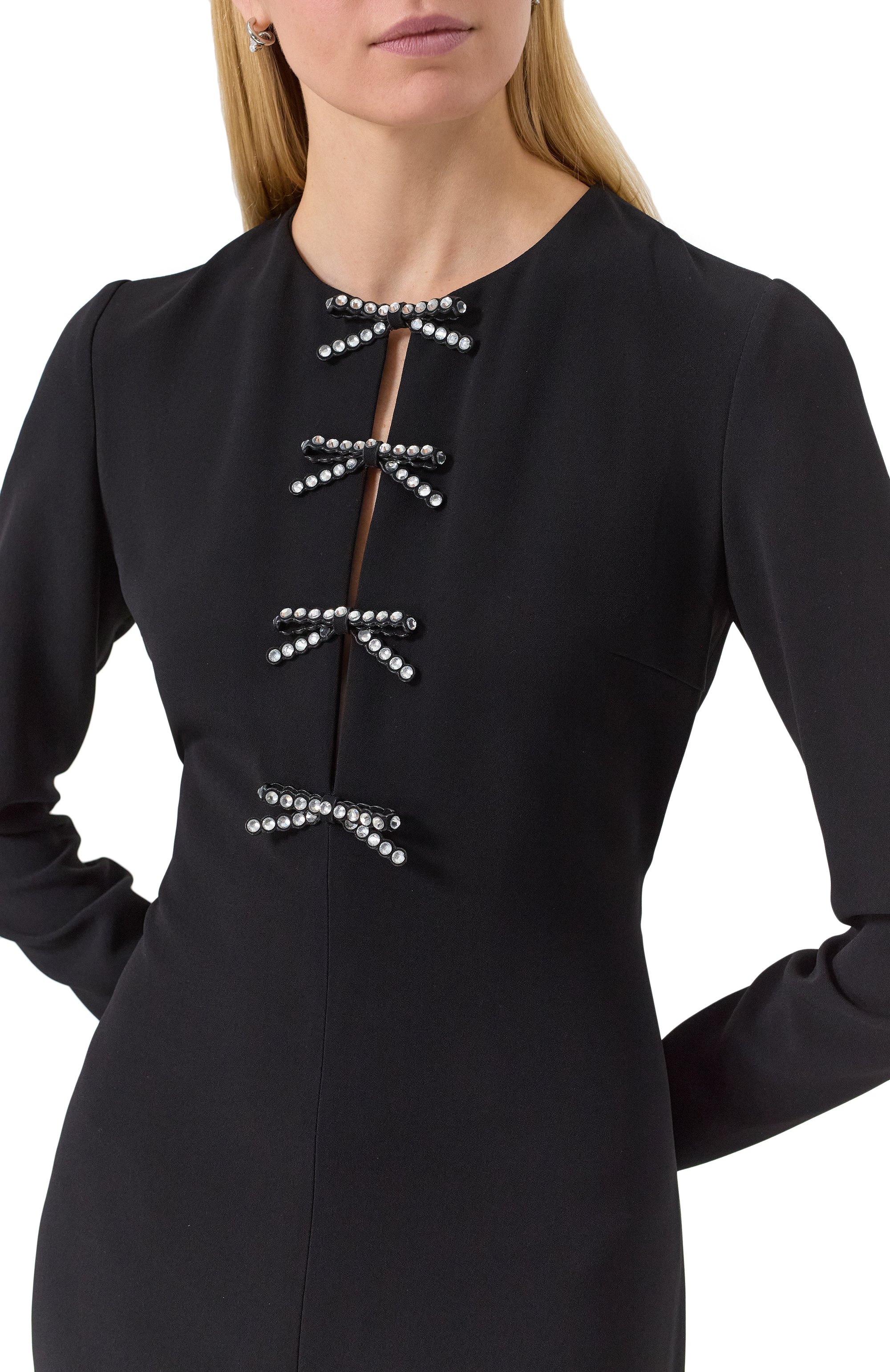 Платье ELIE SAAB черного цвета по цене 376500 руб., арт. D0544, фото 5 Платье ELIE SAAB, арт. D0544, фото 5