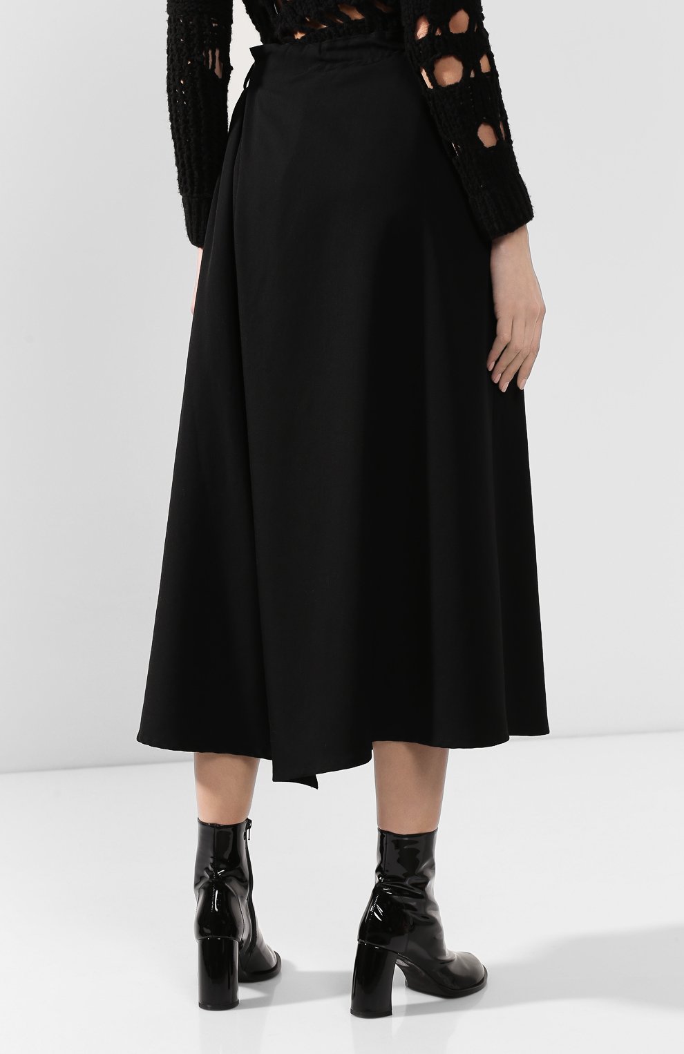 Шерстяная юбка YOHJI YAMAMOTO, арт. NC-P13-100, фото 4