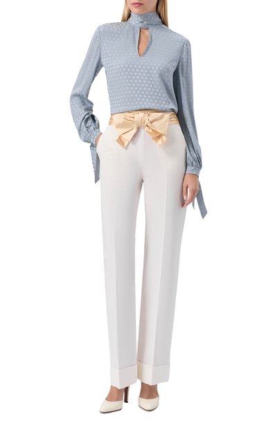 Брюки из хлопка и льна VALENTINO, арт. 7B3RB6F4/8T1, фото 2