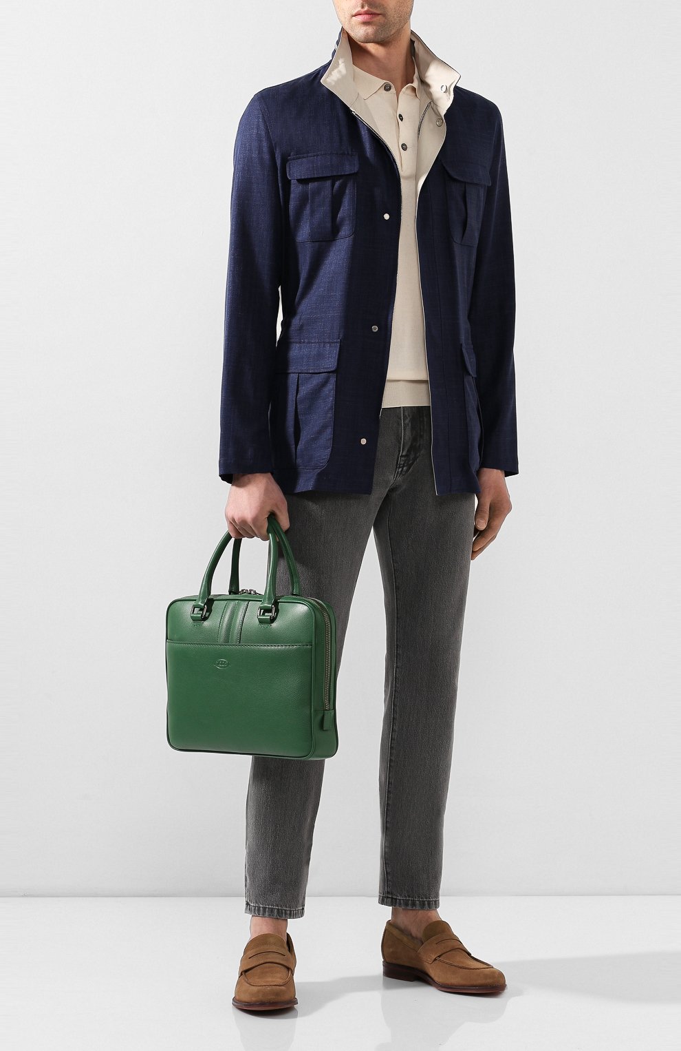 Кожаная сумка для ноутбука TOD’S, арт. XBMMDKLS300SUN, фото 2