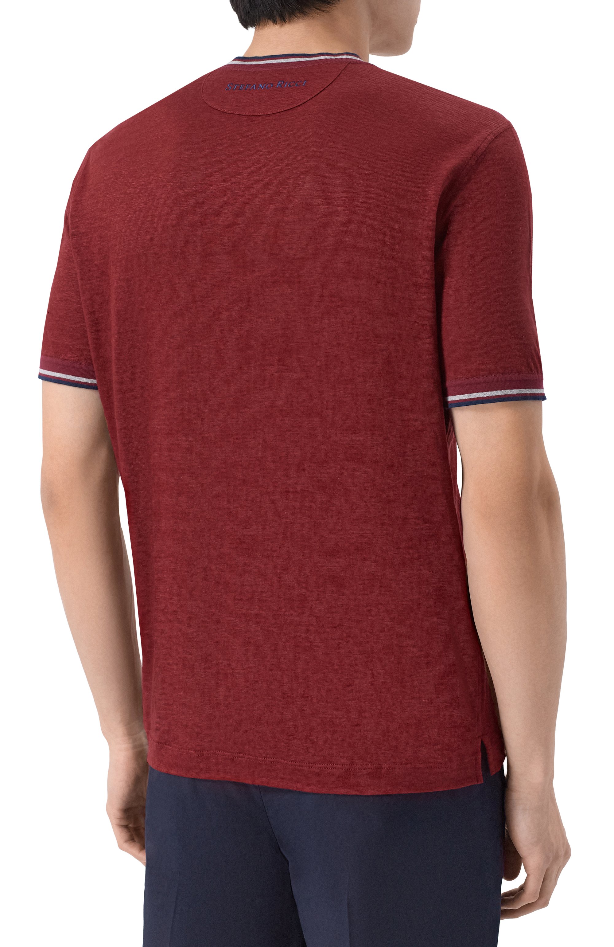 Льняная футболка STEFANO RICCI, арт. K919070G10/T26104, фото 4