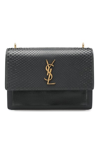 Сумка sunset medium из кожи питона SAINT LAURENT, арт. 442906/LFQQW/PBIV, фото 1
