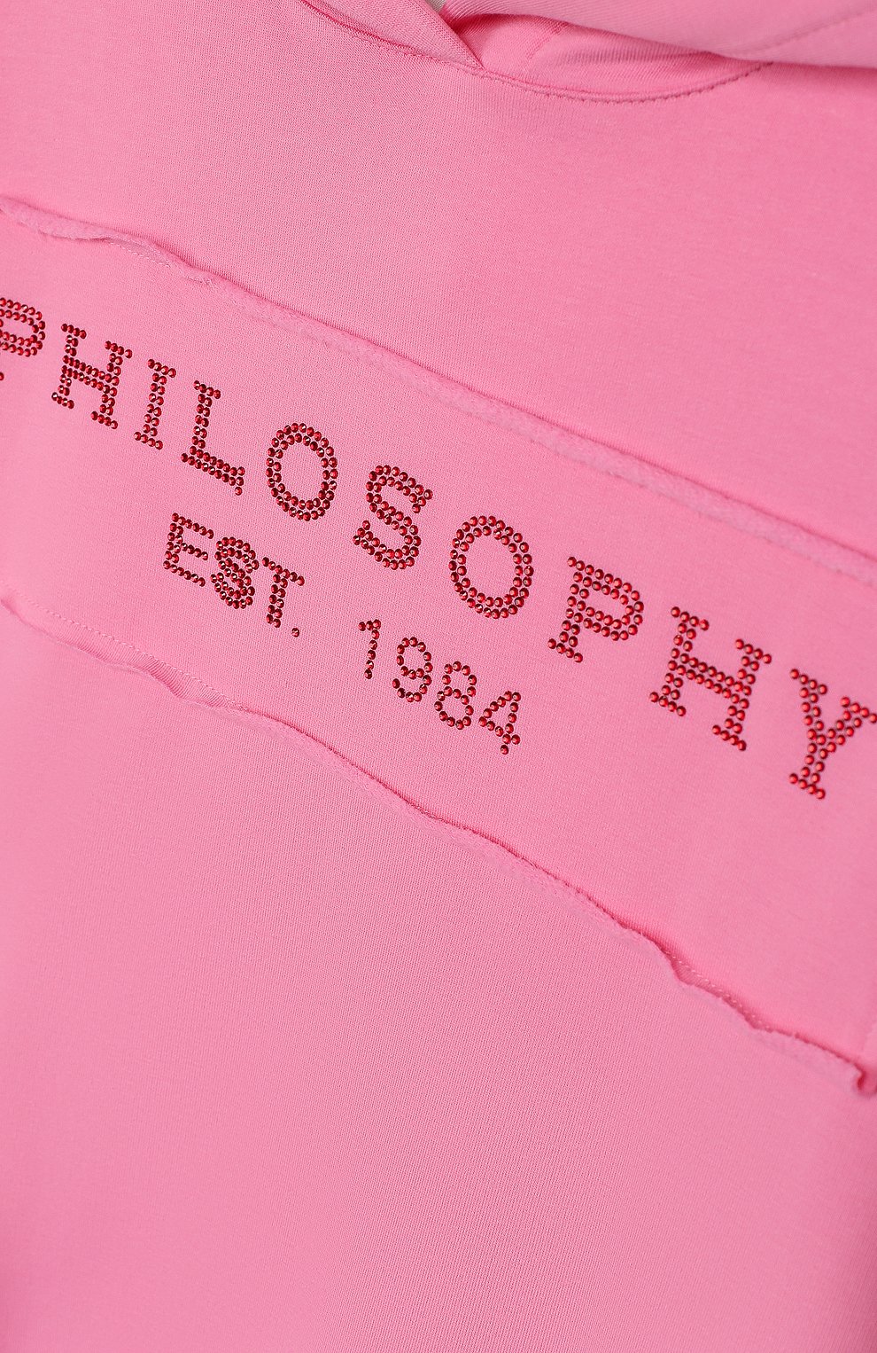 Хлопковое платье с капюшоном PHILOSOPHY DI LORENZO SERAFINI KIDS, арт. PJAB30/FE147/UH001/S-M, фото 3