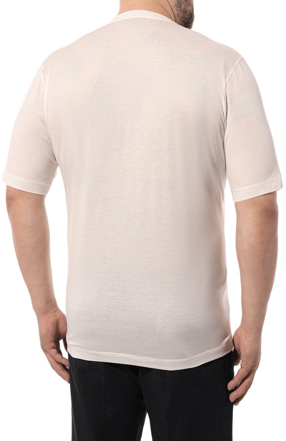 Хлопковая футболка ZILLI, арт. MBZ-NT540-0PTI1/MC01/62-64, фото 4