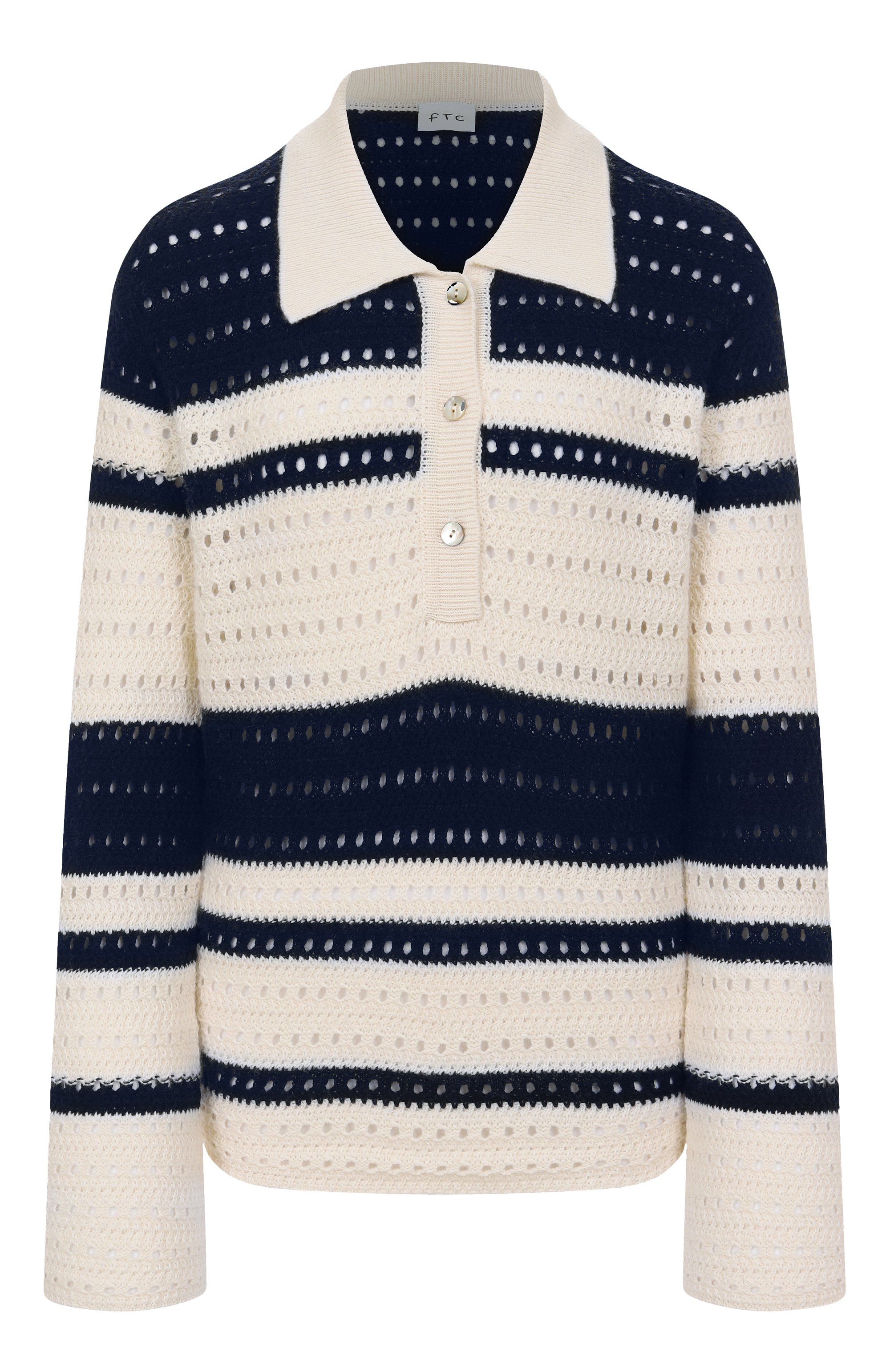 Поло из хлопка и кашемира FTC, арт. 09903-0380, фото 1