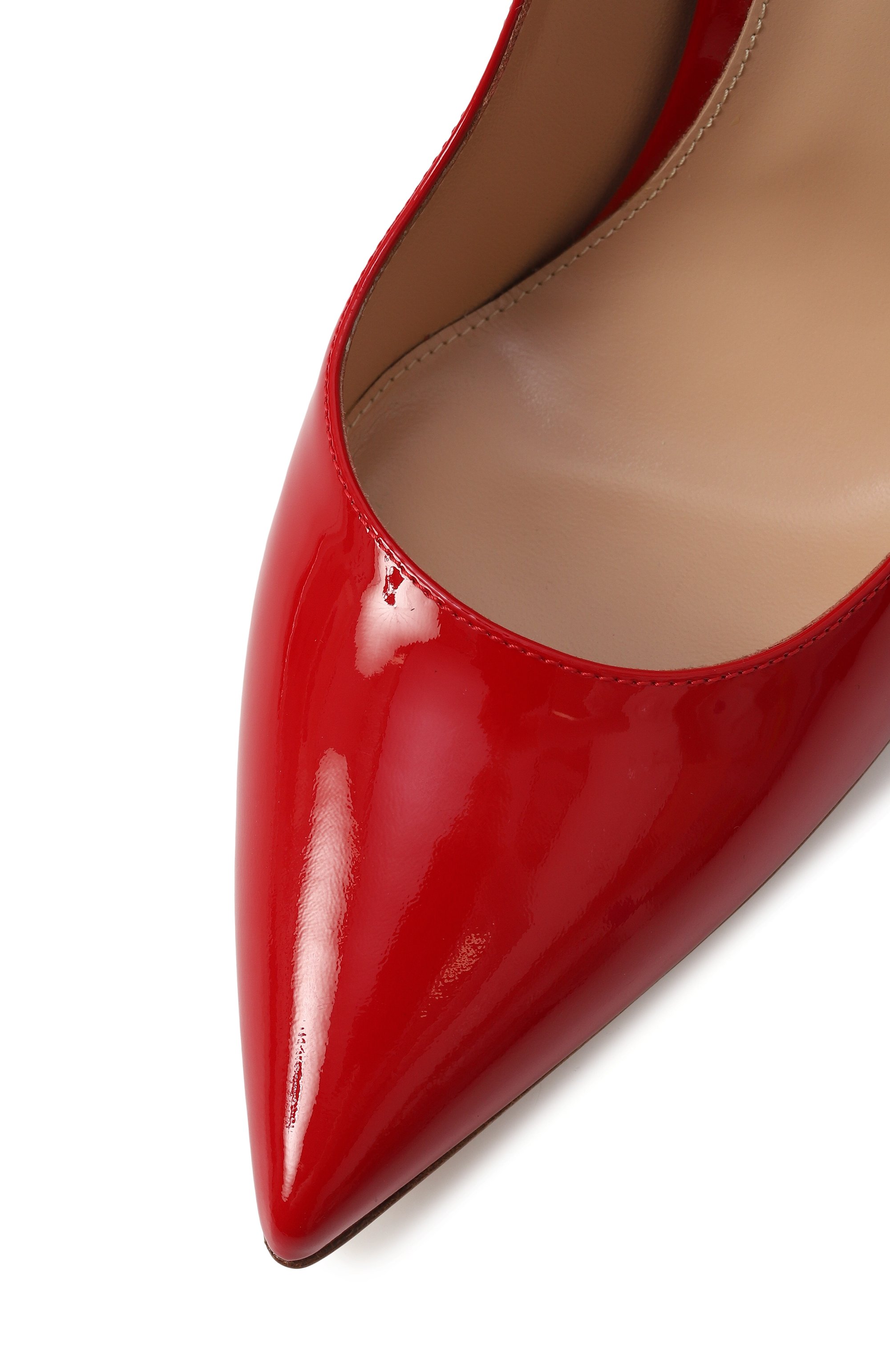 Кожаные туфли gianvito 105 GIANVITO ROSSI красного цвета по цене 69800 руб., арт. G28470.15RIC.VERTABS, фото 7 Кожаные туфли gianvito 105 GIANVITO ROSSI, арт. G28470.15RIC.VERTABS, фото 7