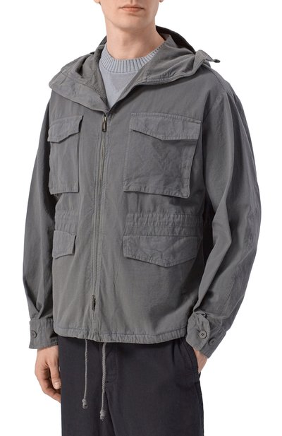 Куртка из хлопка и льна TRANSIT, арт. CFUTRCE142, фото 3